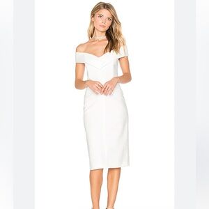 Alice + Olivia Luana Off The Shoulder Dress Size 10